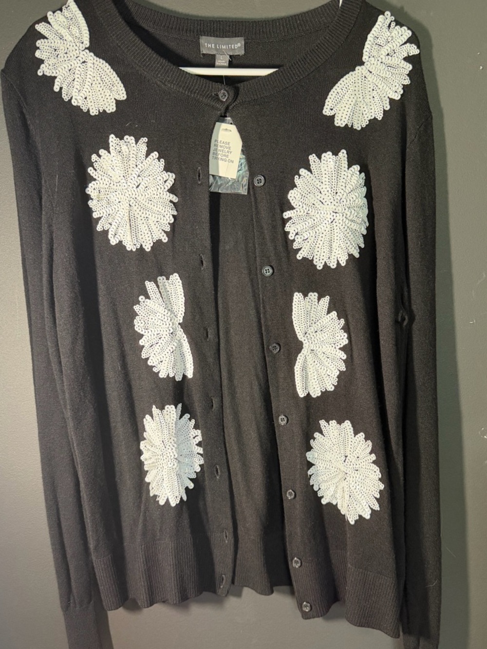 The Limited Button Down Sweater. NWT - Picture 2 of 9